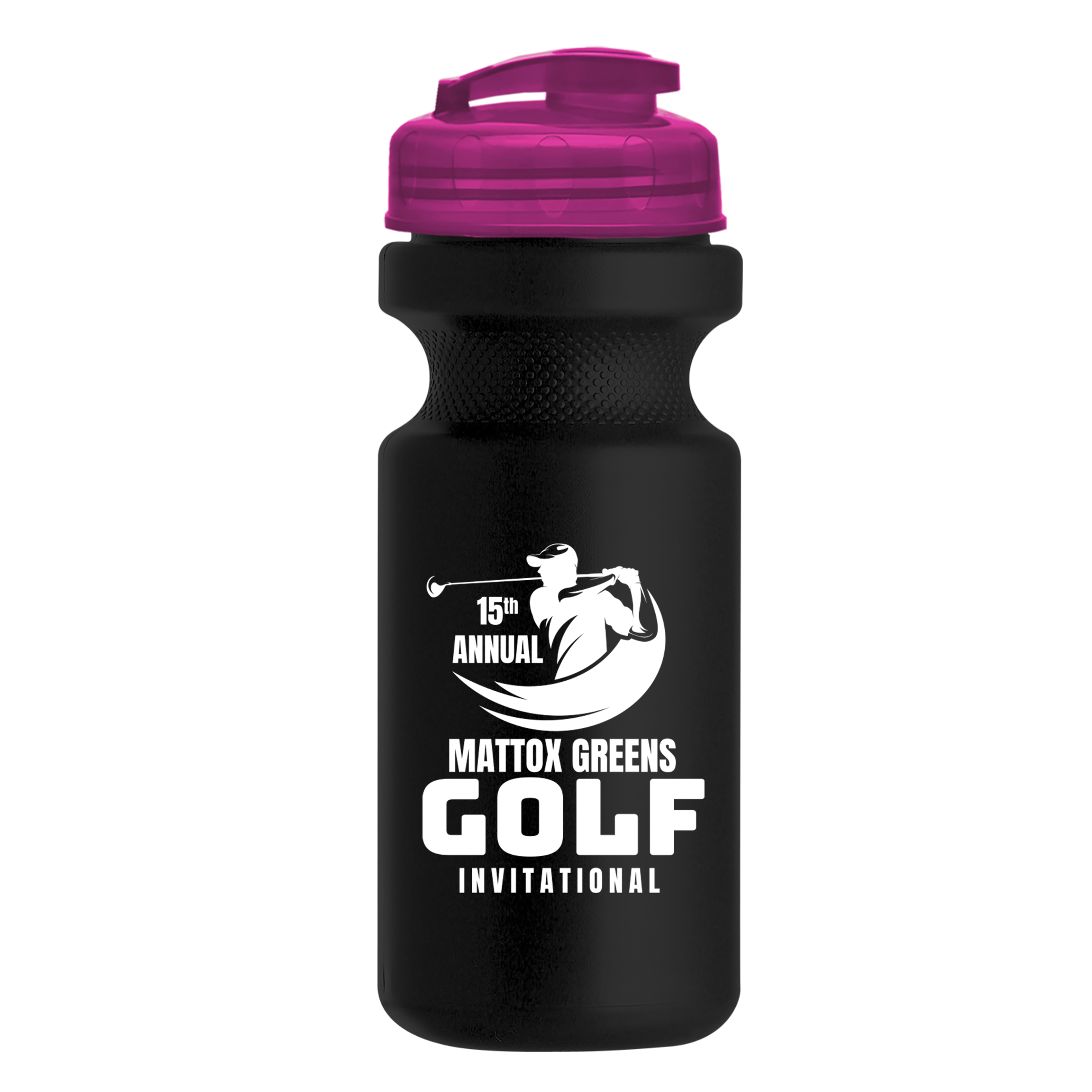 Recycled Bike Bottle with Flip-Top Lid - 22 oz.